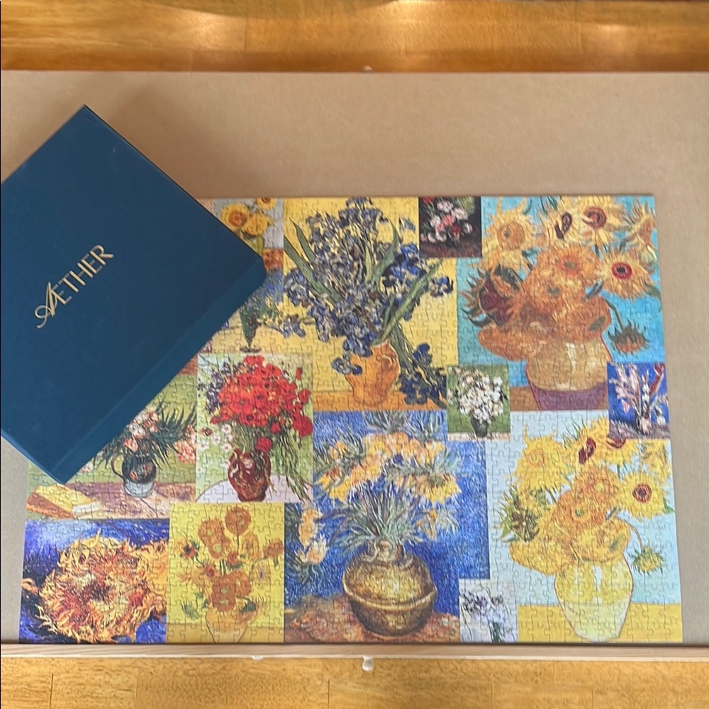 AETHER | 1,000 Piece Van Gogh: A Symphony of Blooms Art Puzzle Floral Designs